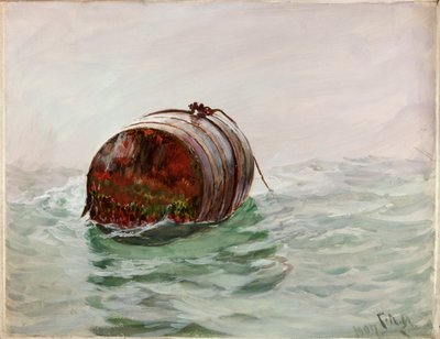 Boj (akvarell och bodycolour på papper) av Charles Napier Hemy