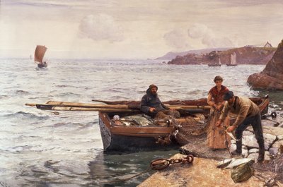 Crabbers bete av Charles Napier Hemy