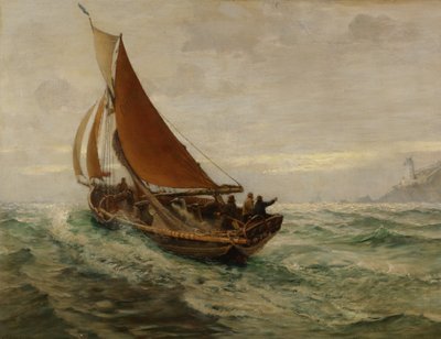 Daggry till sjöss, 1890 av Charles Napier Hemy