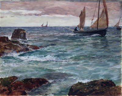 Hemresa på väg av Charles Napier Hemy