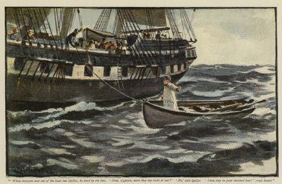 Illustration för The Rehabilitation of the Vigia, av Morley Roberts av Charles Napier Hemy