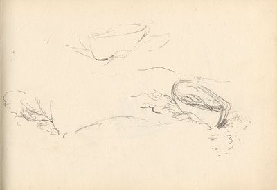 Skissbok (olja och penna på papper) av Charles Napier Hemy