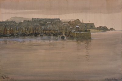 St Ives, juldagen, 1908 (wc och gouache på papper) av Charles Napier Hemy