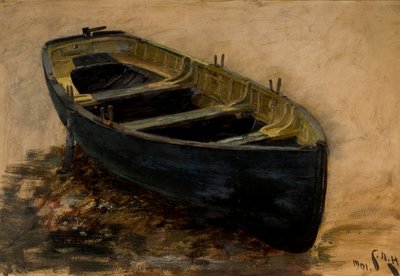 Study of a Boat, 1901 (olja på papper) av Charles Napier Hemy