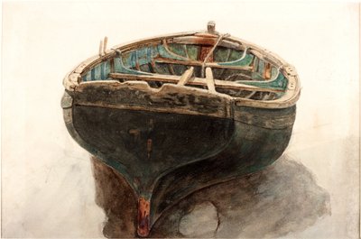 Studie av en jolle (penna och akvarell på papper) av Charles Napier Hemy