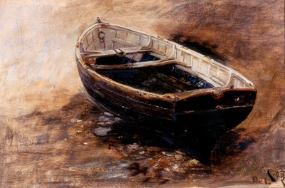 Study of a Jolle, 1901 (olja på papper) av Charles Napier Hemy