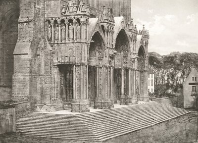 Katedralen i Chartres - Sydportalen, 1100-talet av Charles Nègre