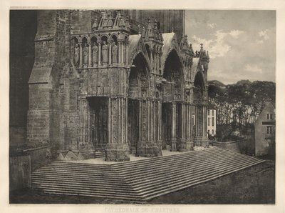 Katedralen i Chartres. Sydportalen. av Charles Nègre