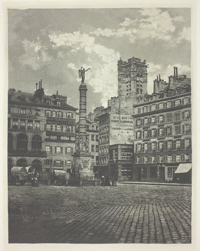 Paris, Place de Chatelet av Charles Nègre