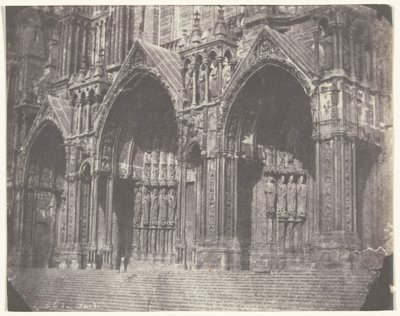 Portal på södra sidan av Chartres katedral av Charles Nègre