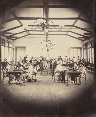 Imperial Asylum of Vincennes, spelrum, 1858-59. av Charles Nègre