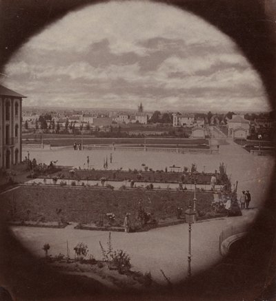 Imperial Asylum of Vincennes, utsikt över Charenton, 1858-59. av Charles Nègre
