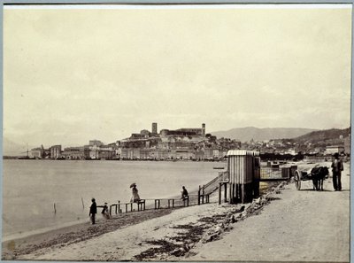Cannes beach - Fotografi av Charles Nègre av Charles Nègre