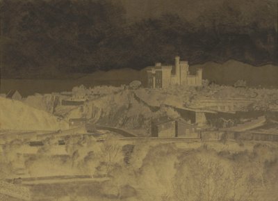 Vallambrosa slott, Cannes,ca. 1852 (foto) av Charles Nègre