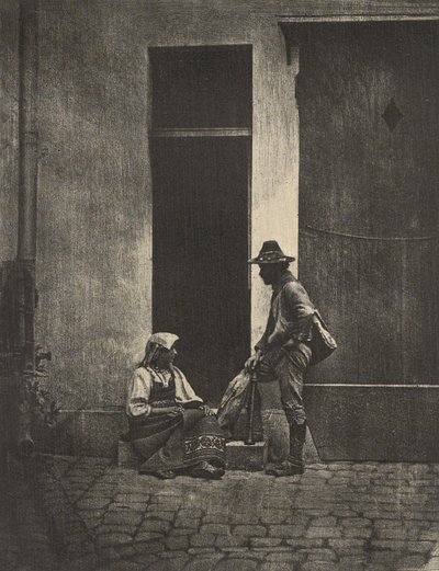 [Pifferari återvänder hem]. av Charles Nègre
