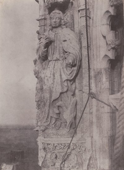 Johannes evangelisten, katedralen i Chartres av Charles Nègre