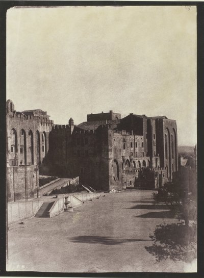 Påvens palats, Avignon av Charles Nègre