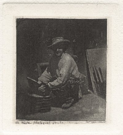 Tavla I – The Crouching Mason av Charles Nègre, André Jammes
