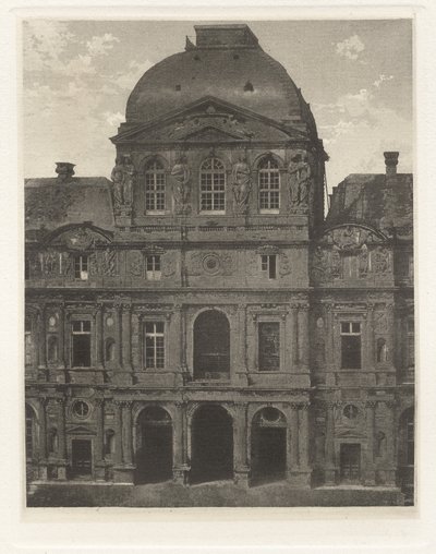 Tavla VII – Louvren, klockans paviljong (Plåt VII – Louvren, klockans paviljong) av Charles Nègre, André Jammes