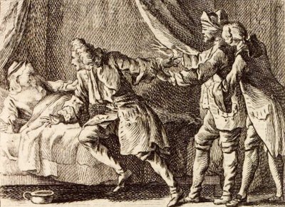La Mandragore av Charles Nicolas Cochin