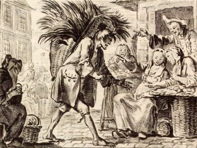 Djävulen i Papefiguière av Charles Nicolas Cochin