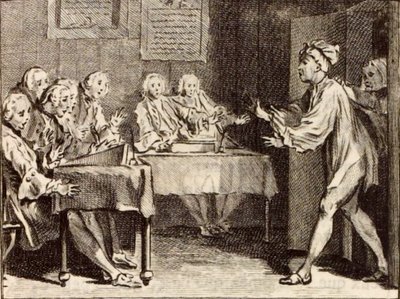 Kung Candaule och lagens mästare av Charles Nicolas Cochin