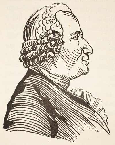 Diderot, kopia av Boris Mestchersky (d.1957), illustration från 