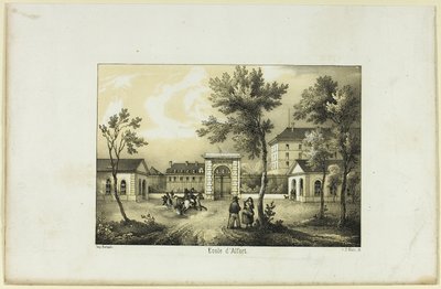 Alfort skola av Charles Nicolas Lemercier