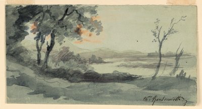 Seines stränder av Charles Nicolas Ransonnette