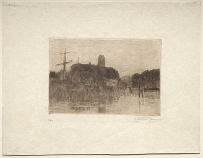 Dordrecht av Charles Nicolas Storm van 