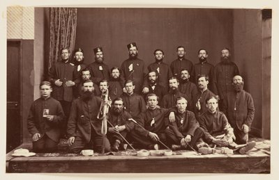 Porträtt av militärgrupp av Charles Parker