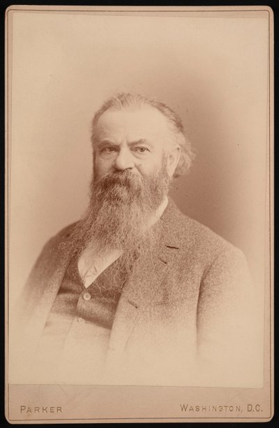 Porträtt av John Wesley Powell 1834-1902, 1885. av Charles Parker