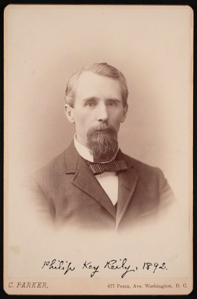 Porträtt av Philip Key Reily 1829-1910, 1892. av Charles Parker
