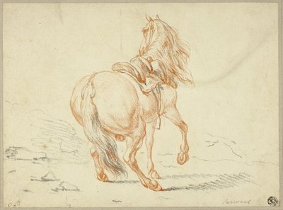 Ryttarlös häst av Charles Parrocel