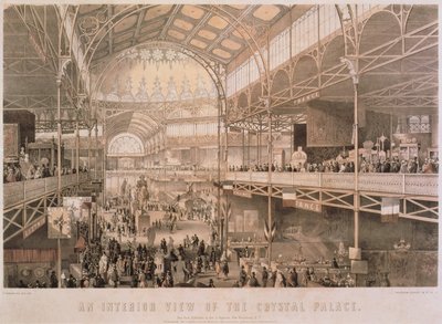 Interiören av New York Crystal Palace, pub. av Endicott & Co., New York, 1855 av Charles Parsons