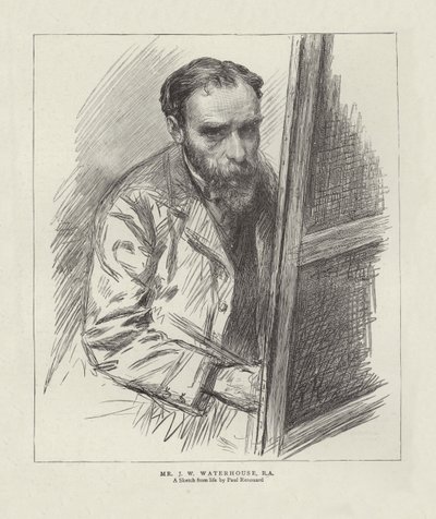 John William Waterhouse av Charles Paul Renouard