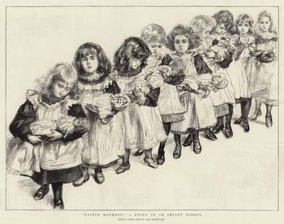 Little Mothers, en studie på en Spädbarnsskola av Charles Paul Renouard