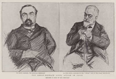 Henry-Reinach-fallet om förtal i Paris av Charles Paul Renouard