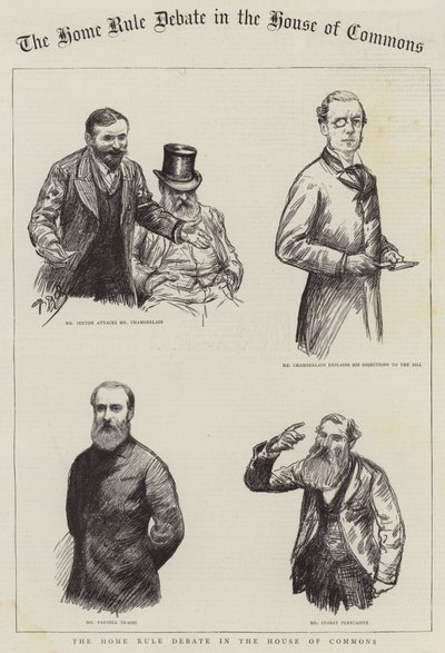 Debatten om självstyre i underhuset av Charles Paul Renouard