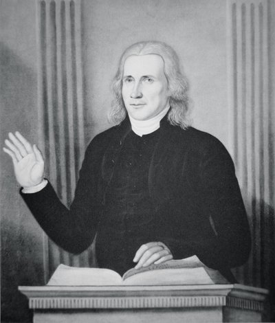 Francis Asbury (litho) av Charles Peale (after) Polk