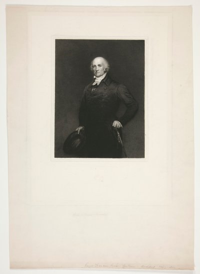 Porträtt av Pierre-Fran?ois L?onard Fontaine av Charles Percier
