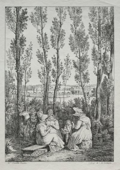 Picknicken. av Charles Philibert Lasteyrie du Saillant