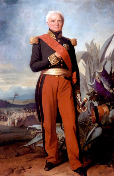 Thomas Robert Bugeaud de la Piconnerie, marskalk av Frankrike 1843 av Charles-Philippe Lariviere