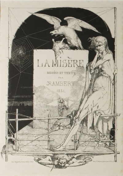 Titelsida från Misery av Charles Rambert