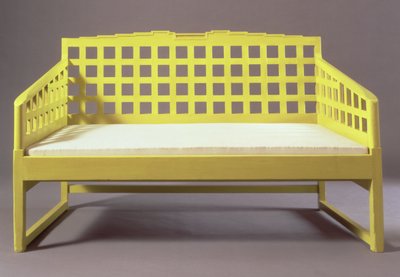 Slå dig ner från Dug Out, Miss Cranstons Willow Tearooms (målat trä) av Charles Rennie Mackintosh
