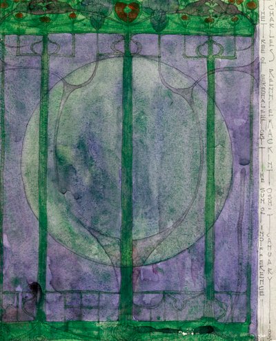 The Tree of Personal Effort, av Charles Rennie Mackintosh (1868-1928), penna och akvarell på papper, 32x25 cm av Charles Rennie Mackintosh
