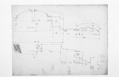Utan titel (arbetsblad med skisser), 1891 av Charles Rennie Mackintosh