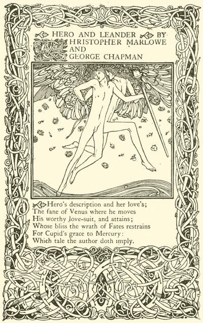 Från Hero and Leander (gravyr) av Charles Ricketts