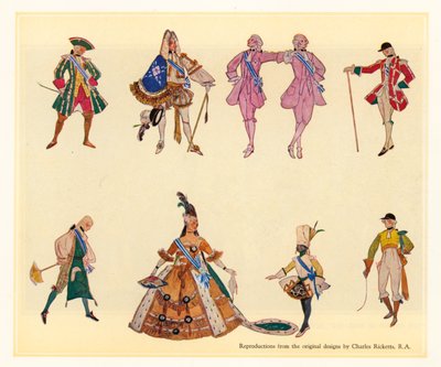 Originaldesigner för The Gondoliers av Charles Ricketts