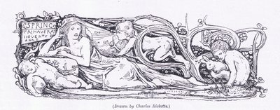 Spring, från The Magazine of Art 1893, Cassell and Company, 1893 av Charles Ricketts
